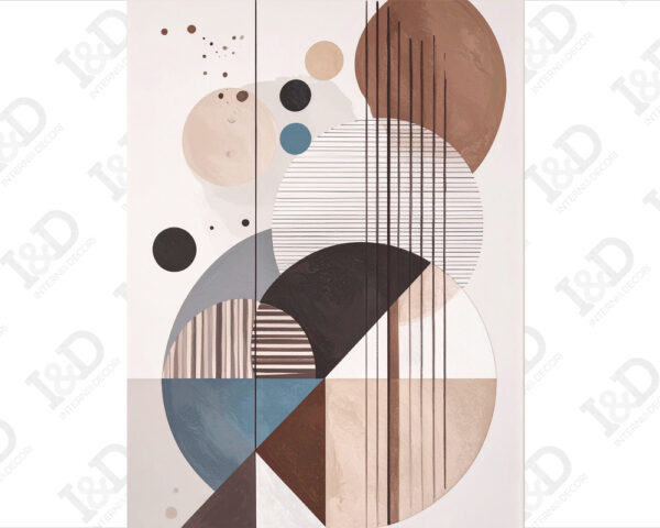 Quadro moderno astratto "INTERSECTIONS"