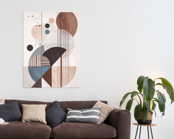 Quadro moderno astratto "INTERSECTIONS"