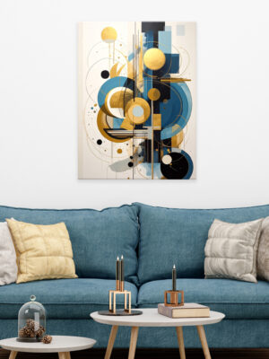 Quadro moderno astratto "EQUILIBRIO COSMICO"