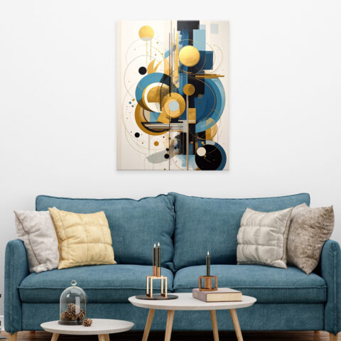 Quadro moderno astratto "EQUILIBRIO COSMICO"