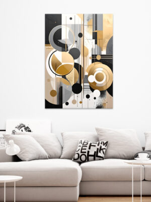 Quadro moderno astratto "COMPOSIZIONE DINAMICA"