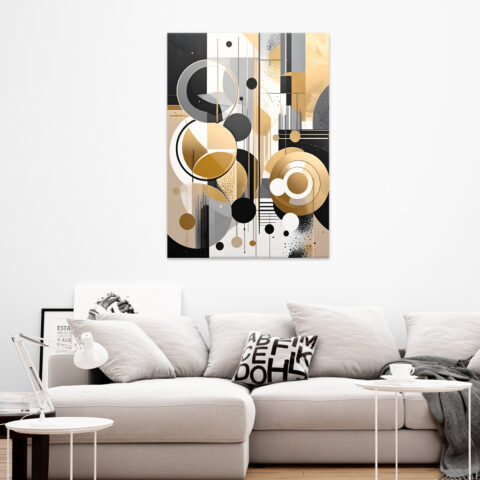 Quadro moderno astratto "COMPOSIZIONE DINAMICA"