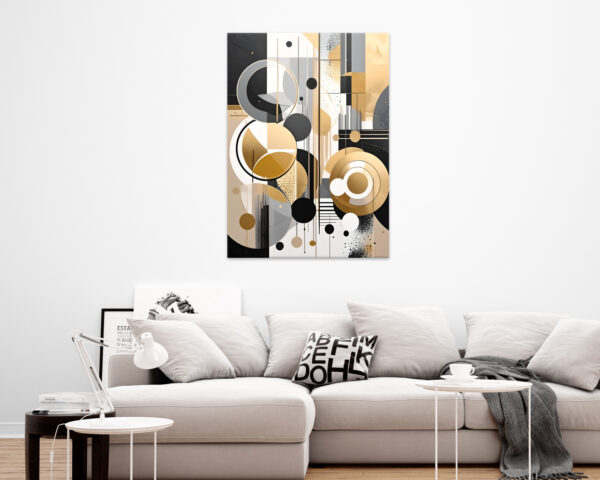 Quadro moderno astratto "COMPOSIZIONE DINAMICA"