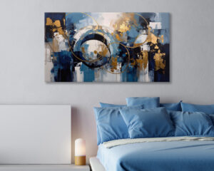 Quadro moderno astratto "CELESTIAL CONNECTIONS"