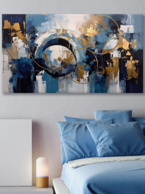 Quadro moderno astratto "CELESTIAL CONNECTIONS"