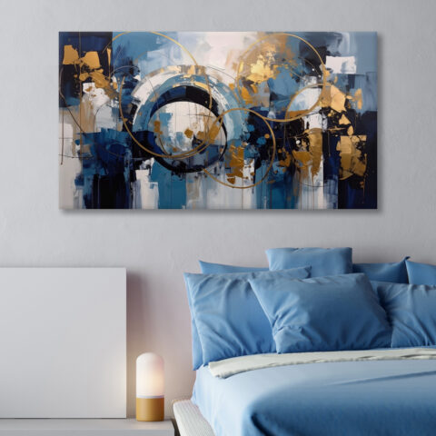 Quadro moderno astratto "CELESTIAL CONNECTIONS"