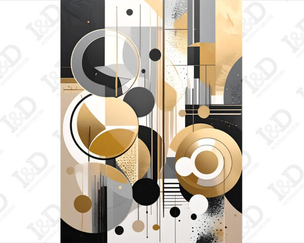 Quadro moderno astratto "COMPOSIZIONE DINAMICA"