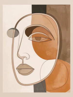 Quadro moderno su tela astratto-Equilibrio di luce e ombre