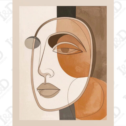 Quadro moderno su tela astratto-Equilibrio di luce e ombre