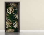 Adesivo per porta foglie “TROPICAL GOLD LEAVES”