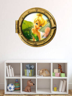 Oblò adesivo a parete effetto finestra - "GRAZIOSA TRILLY"