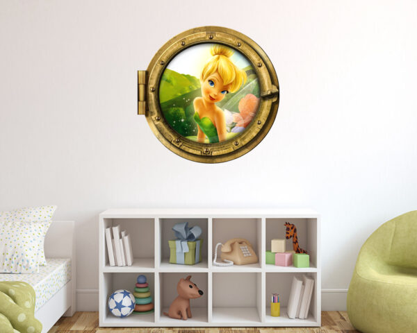 Oblò adesivo a parete effetto finestra - "GRAZIOSA TRILLY"