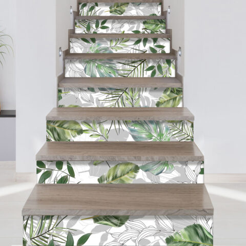 Adesivo per scale "ARMONIA TROPICALE"
