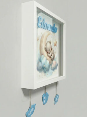 orsetto su luna-vista laterale