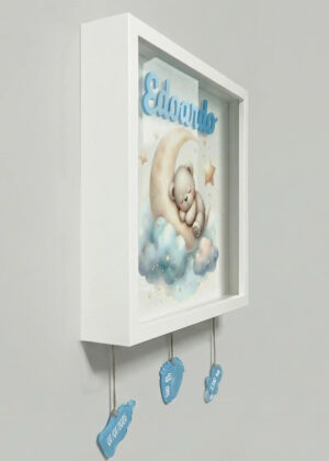 orsetto su luna-vista laterale