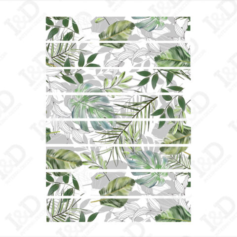 Adesivo per scale-armonia tropicale