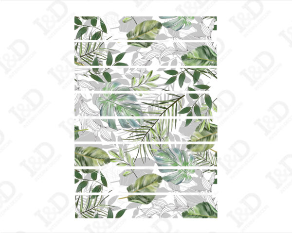 Adesivo per scale "ARMONIA TROPICALE"