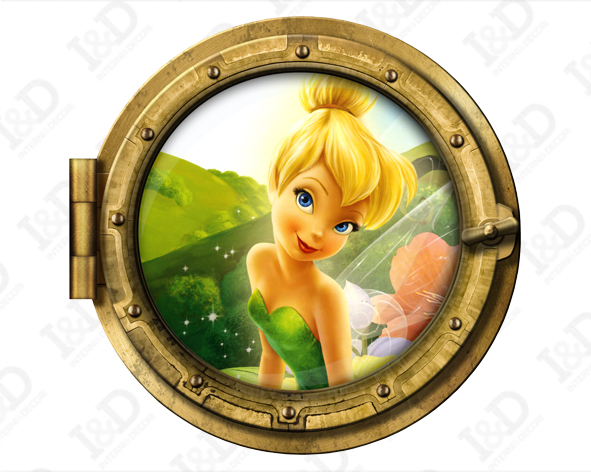 Oblò adesivo a parete effetto finestra – Graziosa Trilly