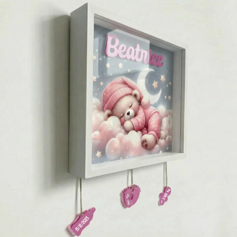 Quadretto nascita personalizzato con nome-sweet dreams