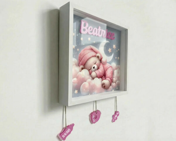 Quadretto nascita personalizzato con nome – "SWEET DREAMS"