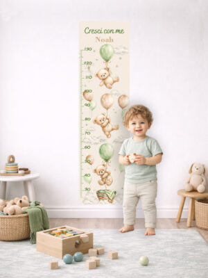 Orsetti in volo-metro crescita bimbi