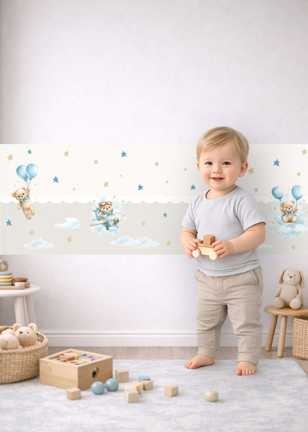 Fascia adesiva "ORSETTI DEI SOGNI" – Boiserie decorativa cameretta