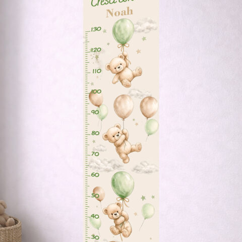 metro crescita orsetti in volo-visuale laterale