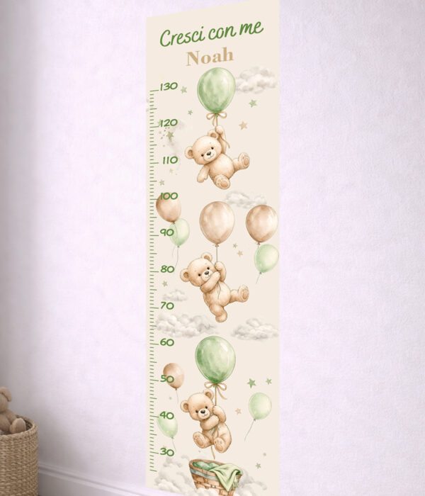 metro crescita orsetti in volo-visuale laterale