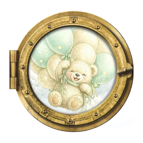 oblò -in volo con i palloncini