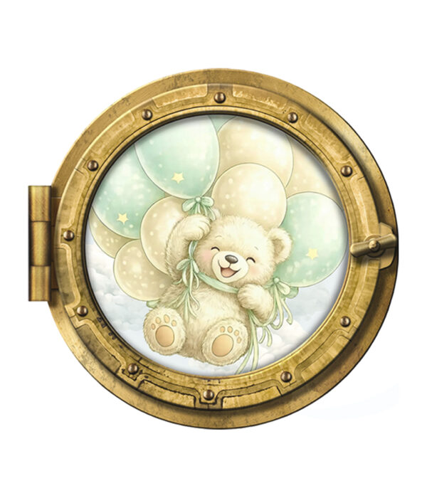 oblò -in volo con i palloncini