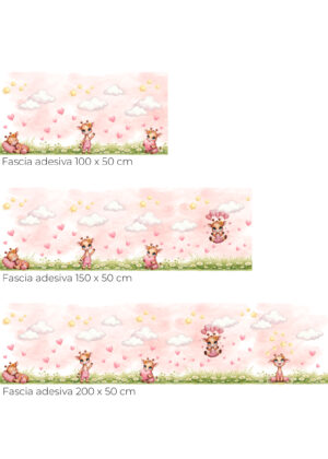 Fascia adesiva-giraffine sognanti