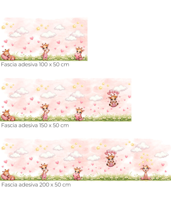 Fascia adesiva-giraffine sognanti