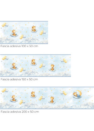 Fascia adesiva-sogni di stelle e nuvole