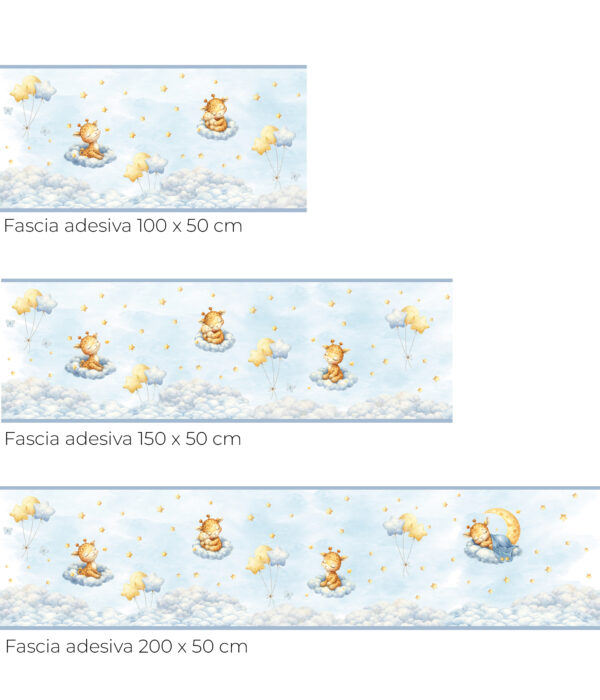 Fascia adesiva-sogni di stelle e nuvole