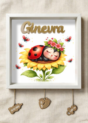 "APINA E GLI AMICI DEL BOSCO" - Quadretto nascita personalizzato