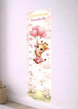 Metro crescita-cresci con me volando tra cuori e fiori-laterale