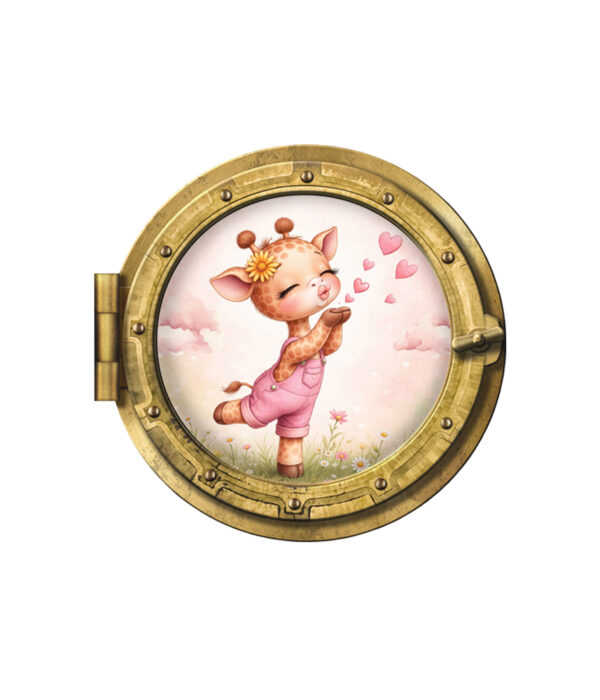 oblò adesivo soffio di cuori