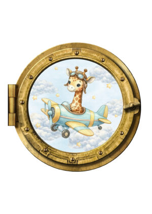 oblò adesivo-in volo tra le nuvole