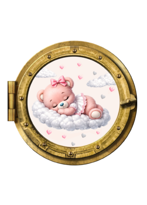 sogni rosa-oblò adesivo