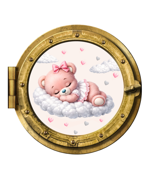 sogni rosa-oblò adesivo