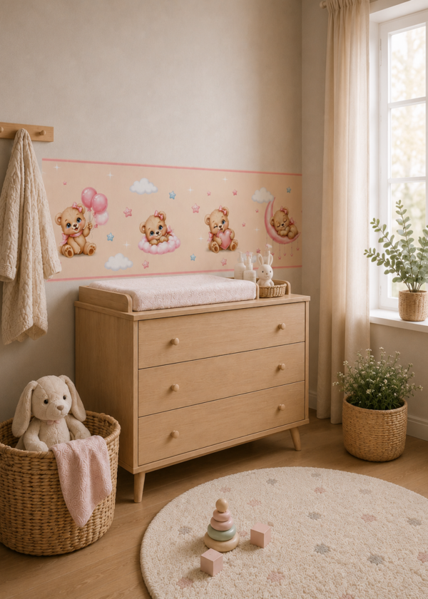Collezione "COCCOLE DI STELLE" - Kit coordinato per cameretta completa