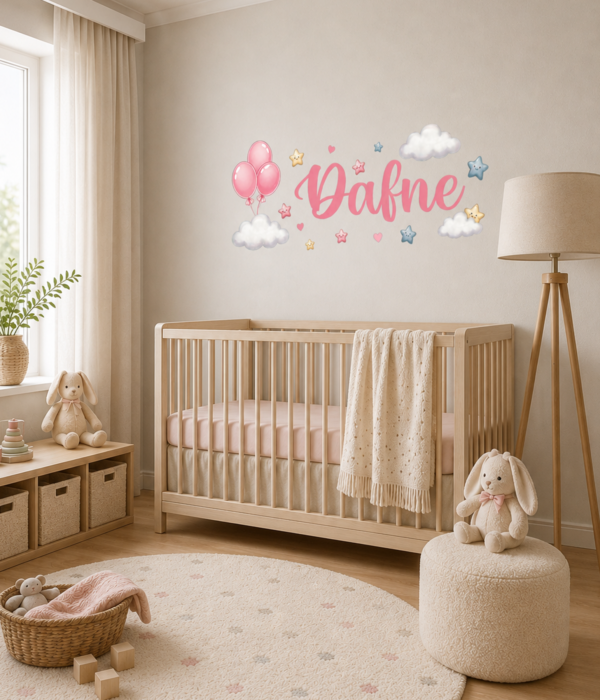 Collezione "COCCOLE DI STELLE" - Kit coordinato per cameretta completa