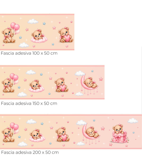 Fascia a desiva-dolci coccole e stelline