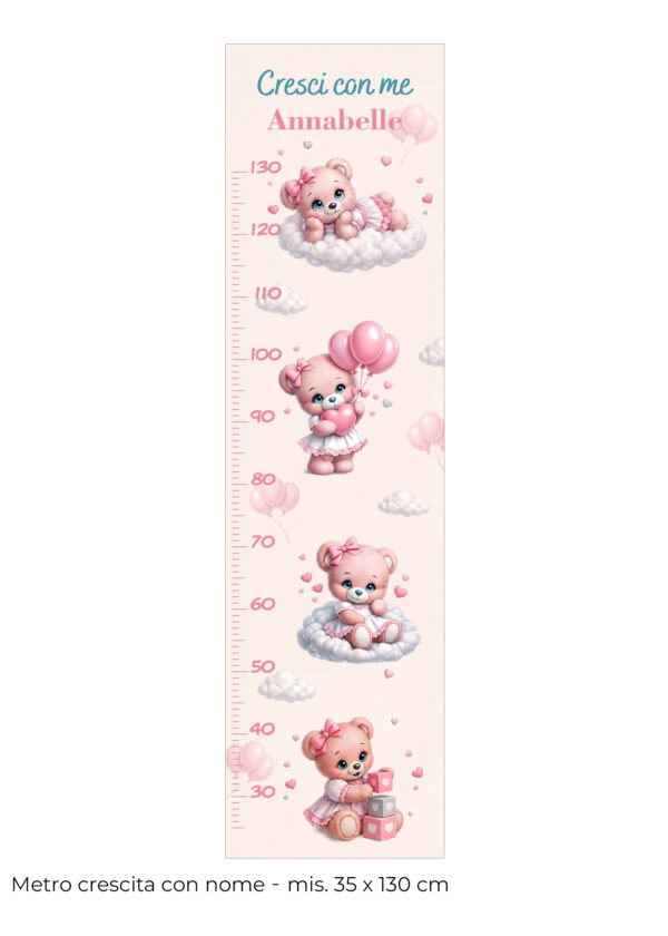 Collezione "NUVOLE ROSA" - Kit coordinato per cameretta completa