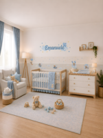 Collezione PALLONCINI E COCCOLE - Kit coordinato per cameretta completa