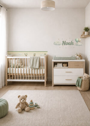 Collezione "PICCOLI SOGNI" - Kit coordinato per cameretta completa