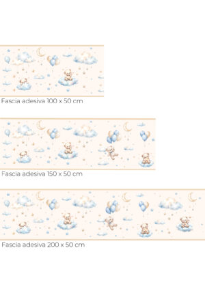fasce adesive-nuvole e polvere di stelle