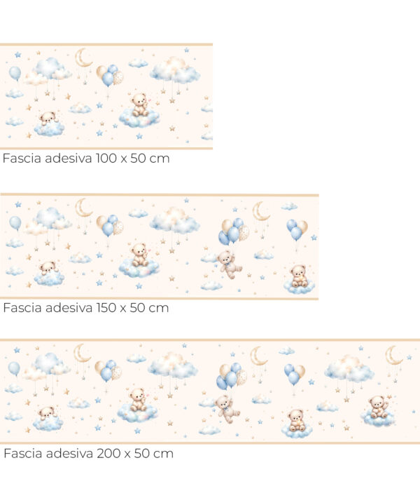 fasce adesive-nuvole e polvere di stelle