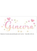 Collezione "MARGHERITE E CUORI" - Kit coordinato per cameretta completa