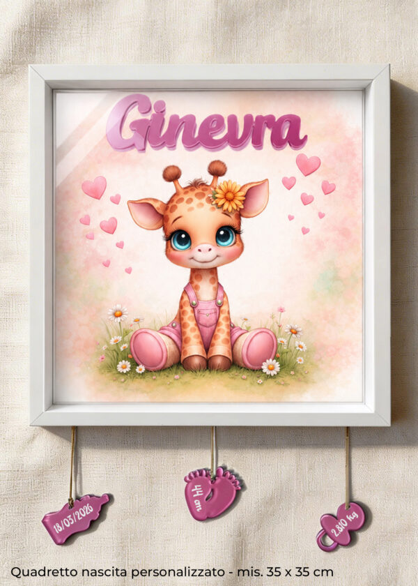 Collezione "MARGHERITE E CUORI" - Kit coordinato per cameretta completa